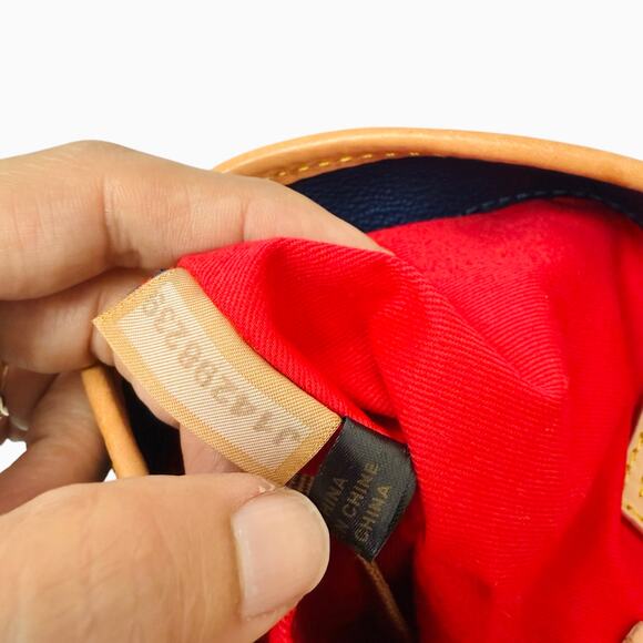 Vintage Dooney & Bourke Robert F. Kennedy Human Rights Blue Leather Bag - Picture 13 of 13